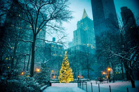 new york in inverno