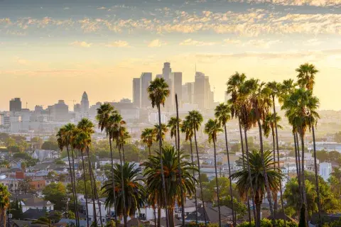 vista di los angeles (california, stati uniti)